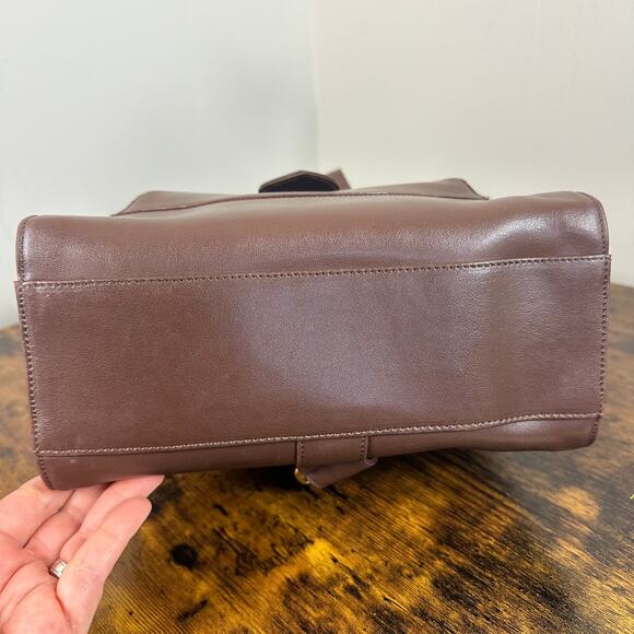 Vintage Chloe Brown Leather Sling Bag Backpack Authentic - Picture 15 of 16